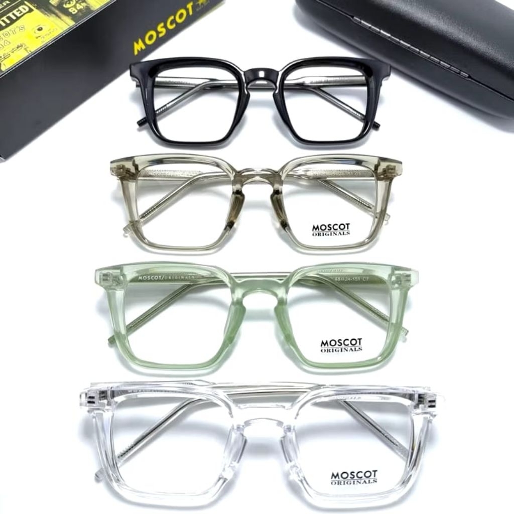 Kacamata Mascot Frame Lensa minus Normal Silinder Photocromic Antiradiasi Bluecomic 581059