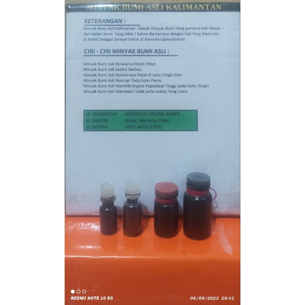 minyak bumi asli Kalimantan