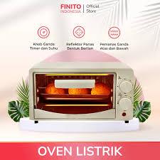 Oven Listrik Low Watt 12L Finito Super Cantik Minimalis Mesin Pemanas