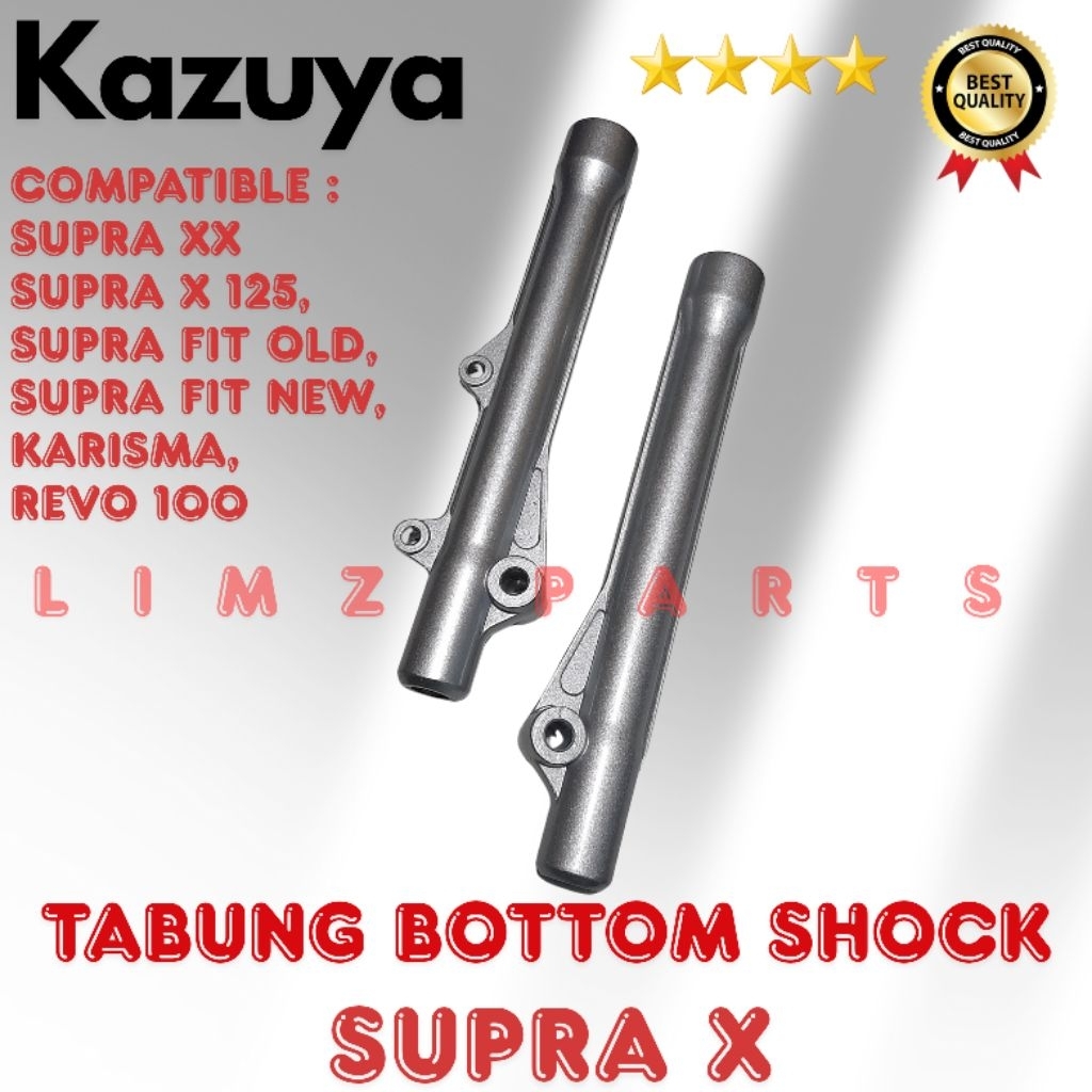 TABUNG BOTTOM SHOCK DEPAN SUPRA X.COMPATIBLE:
SUPRA XX,
SUPRA FIT OLD,
SUPRA FOT NEW,
SUPRA X 125,
K