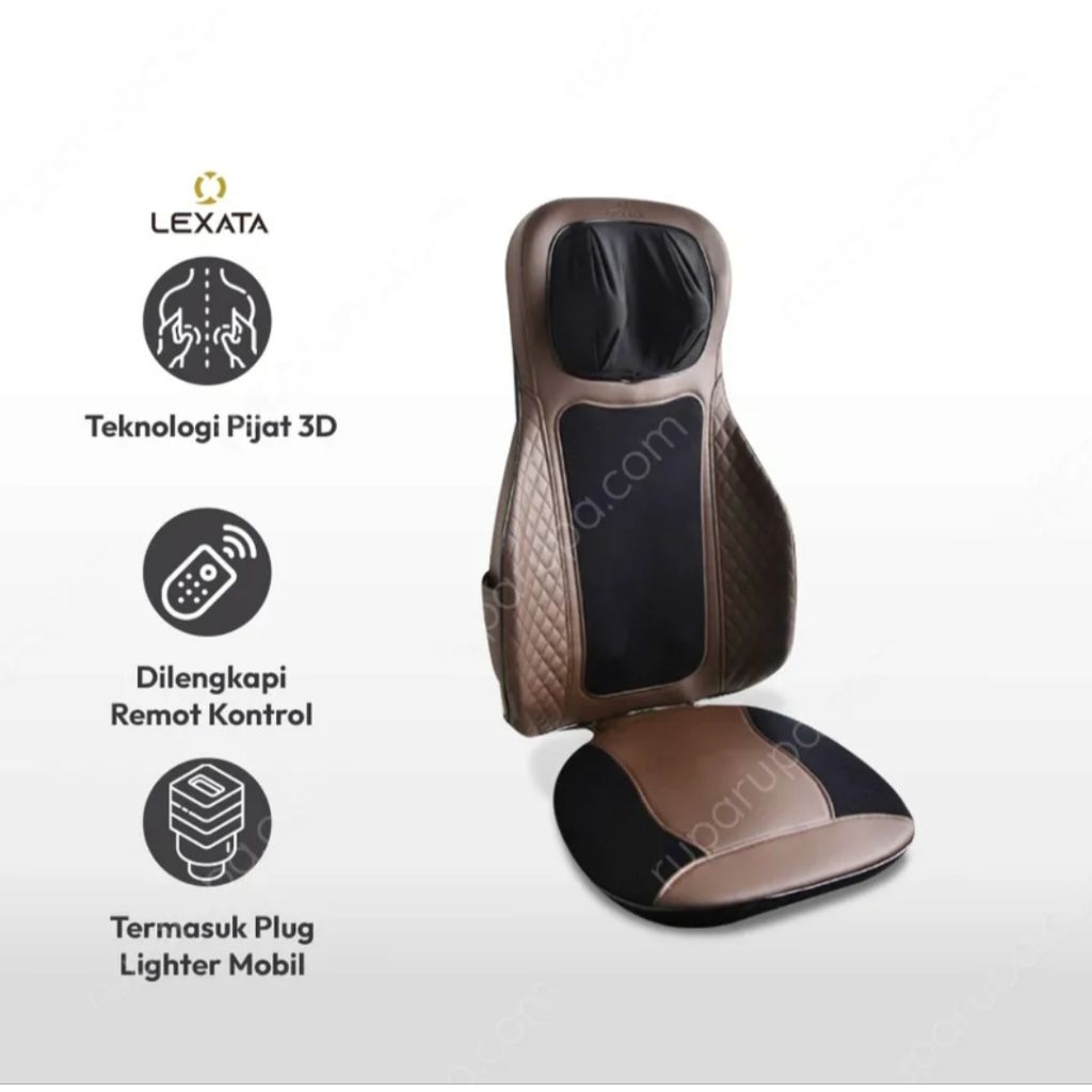 Kursi pijat punggung dan leher Merk Lexata