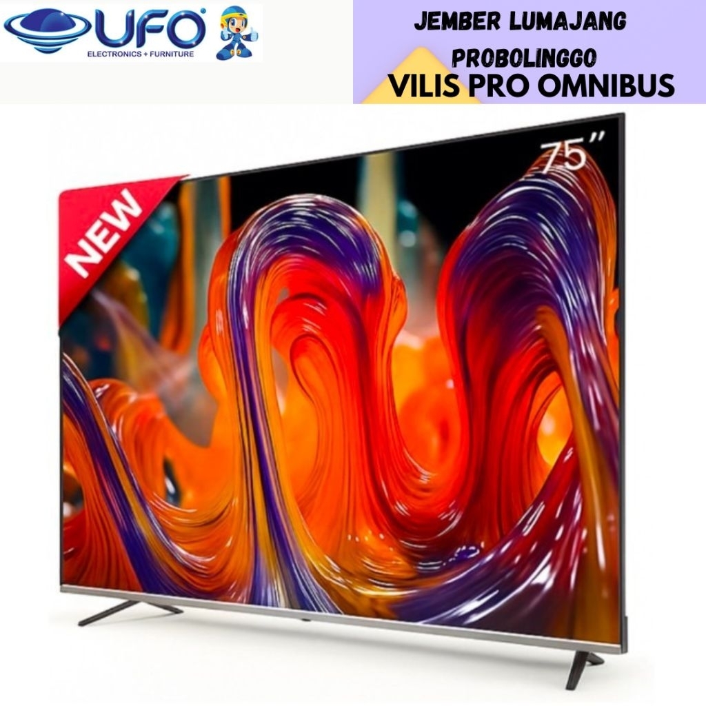 QLED TV Changhong U 75QM10 4K 75 inch Google Smart QLED PRO Digital TV Dolby Audio DBX-TV Google Pla