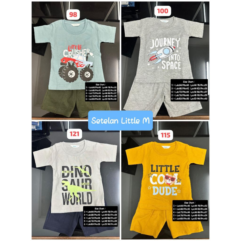 SETELAN ANAK COWOK LITTLE M