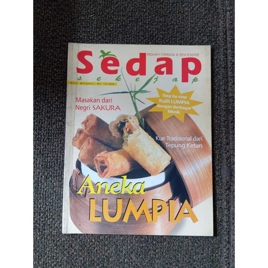 Majalah Sedap Sekejap Aneka Lumpia edisi 8/2001