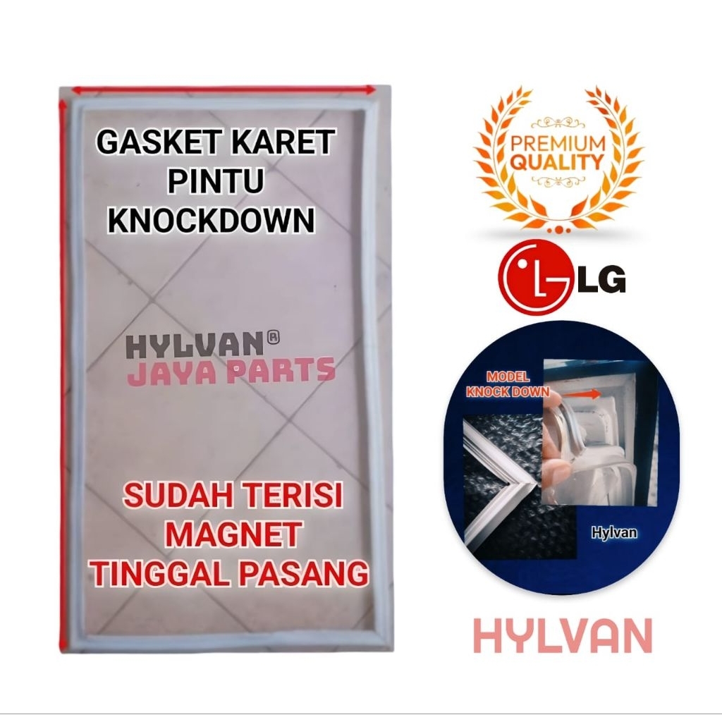 GASKET KARET KULKAS LG MODEL KNOCKDOWN