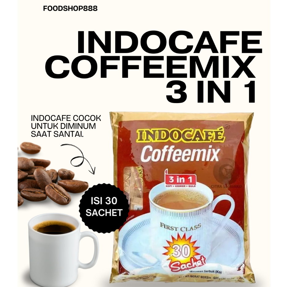 

Indocafe Coffeemix 3 In 1 isi 30 Sachet