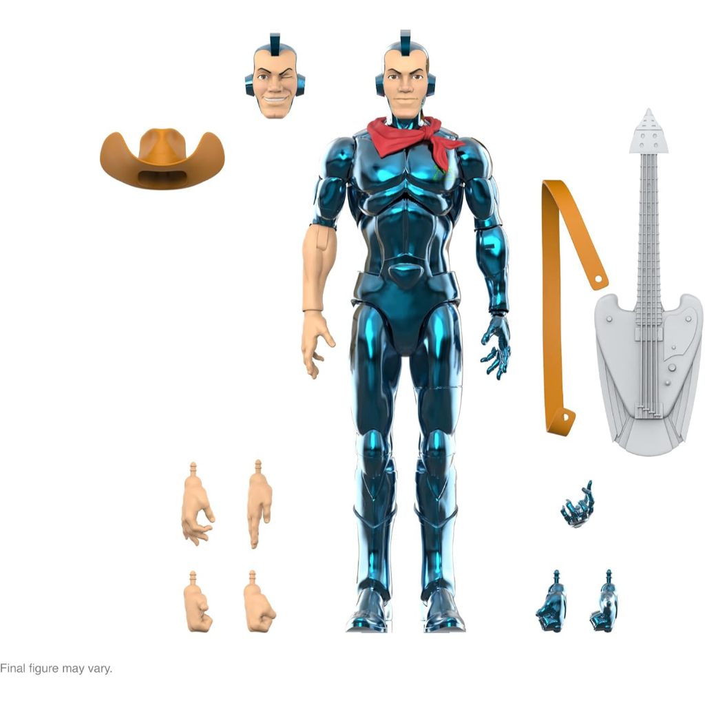 Super7 ULTIMATES SilverHawks Bluegrass (VAC Metal Toy Version) - 7" SilverHawks Action Figure with A