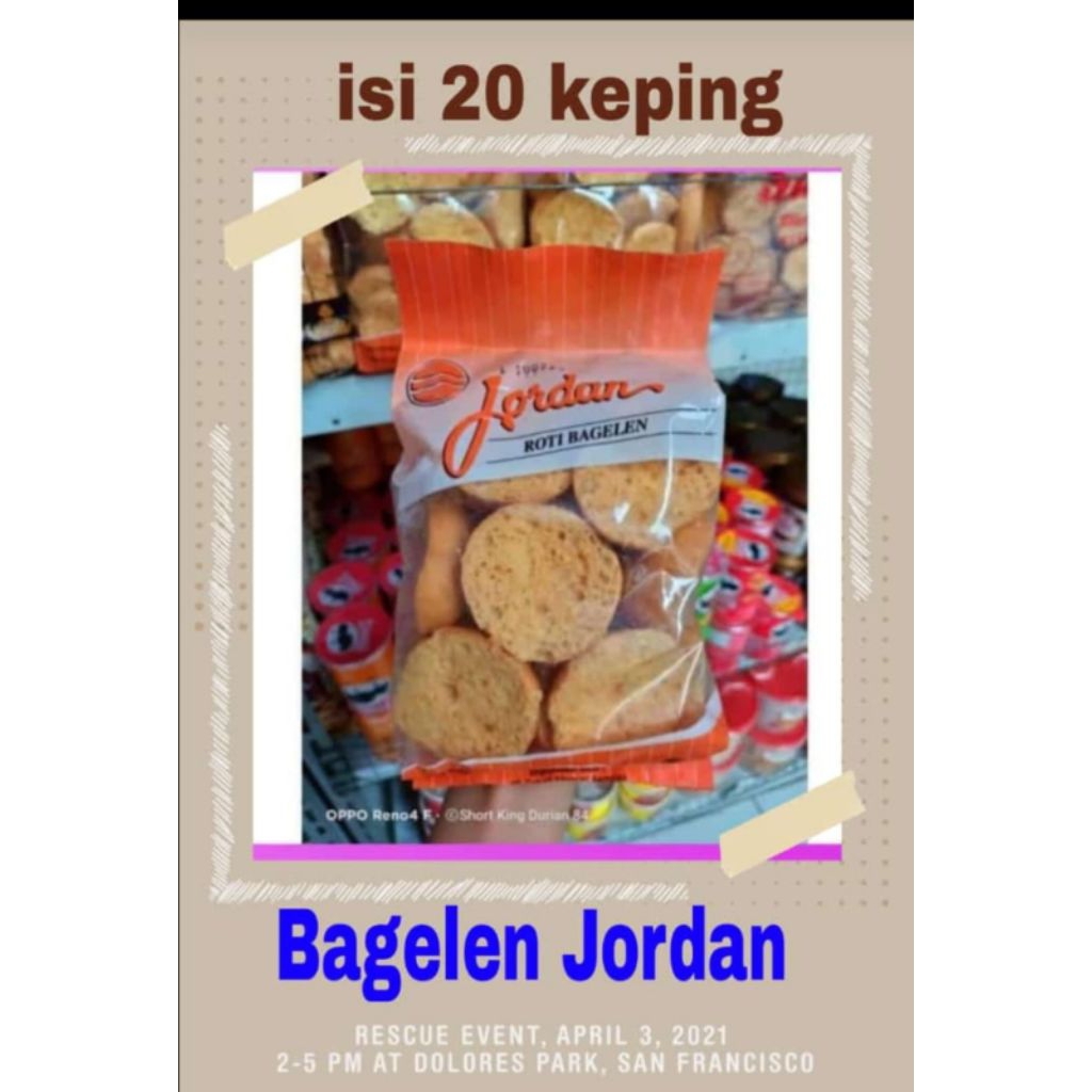 Roti Bagelen mini Bagelen koin Jordan Bakery