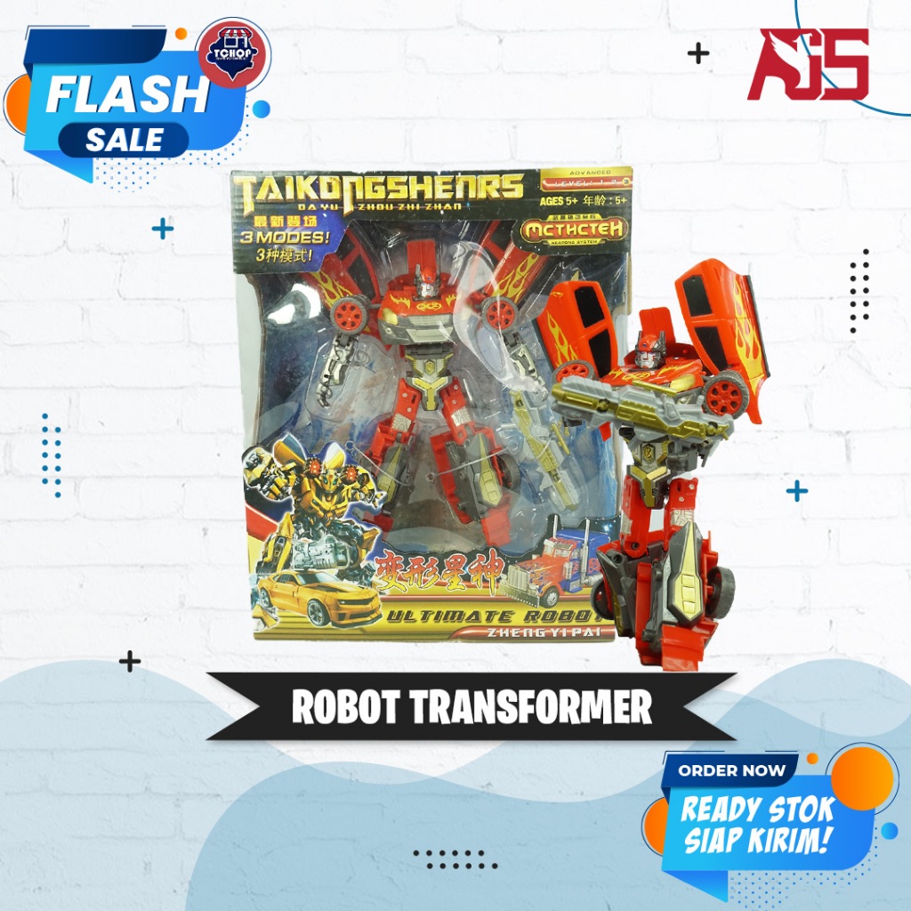 MAINAN ANAK ROBOT TRANSFORMER