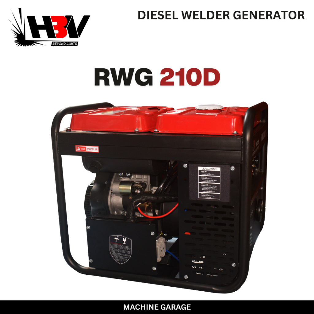 Welder Generator RWG210D Diesel Generator Las