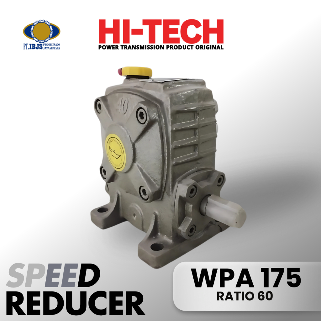 HITECH Gearbox Speed Reducer WPA 175 Ratio 60