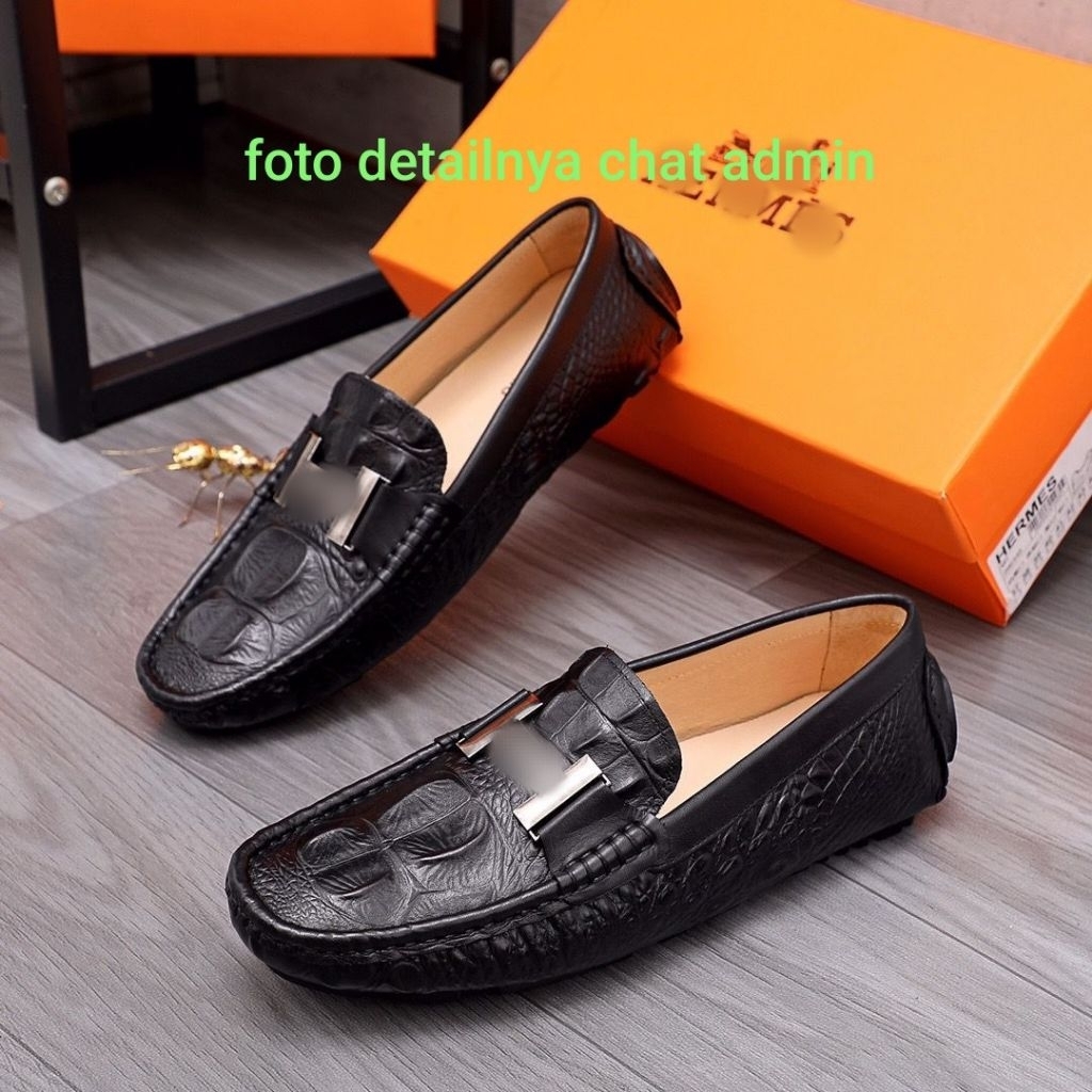 SEPATU LOAFER PRIA MEWAH HMS2995 LOAFER PRIA BRANDED IMPORT