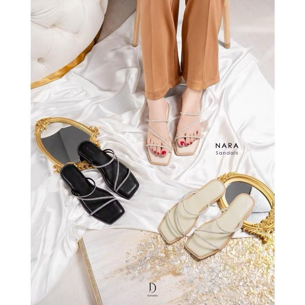 Damelia Melstore Jkt Sandal wanita Nara DAMELIA MELSTORE JKT