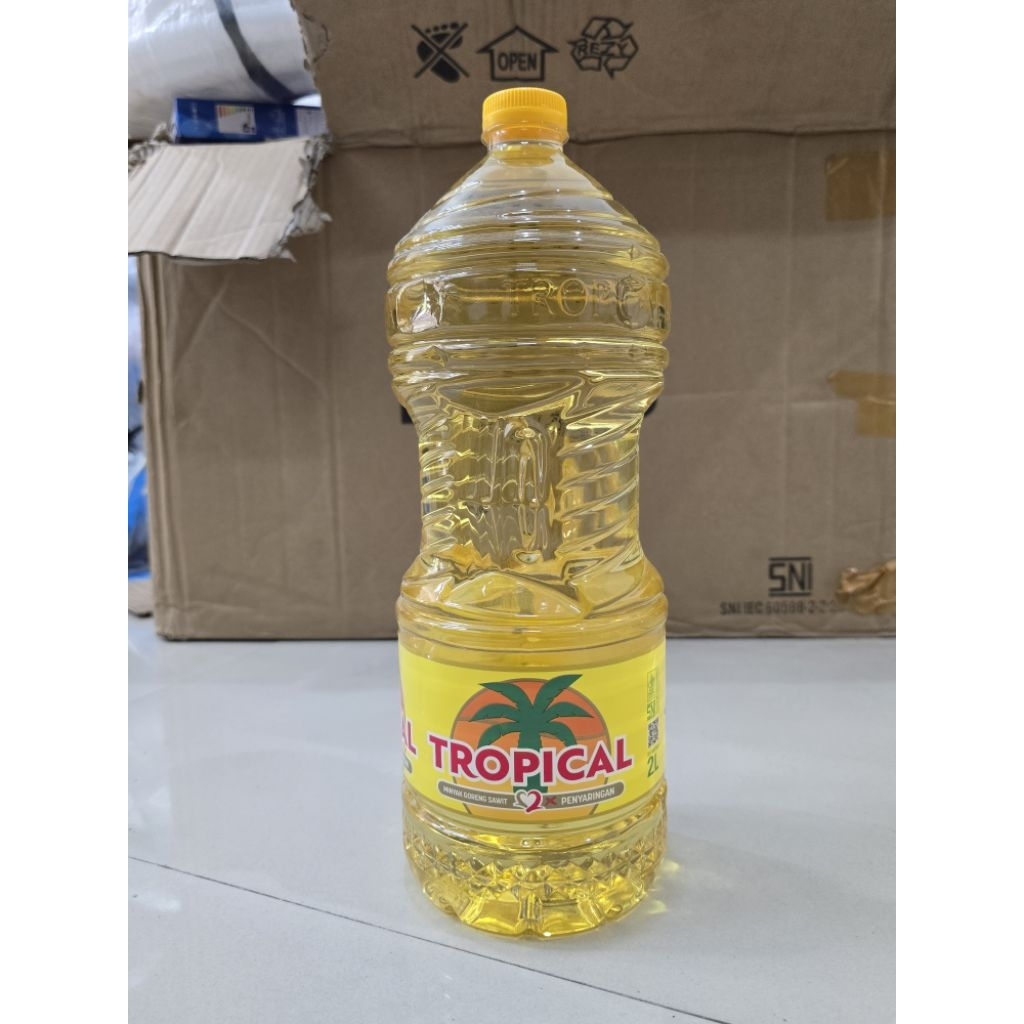 [1 DUS TROPICAL 2L] / MINYAK GORENG TROPICAL 2L