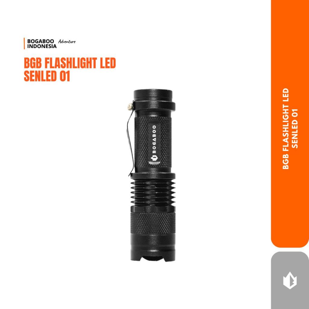 BOGABOO senter SENLED 01 mini FLASHLIGHT 800 lumens USB rechargerable - senter superterang - senter 