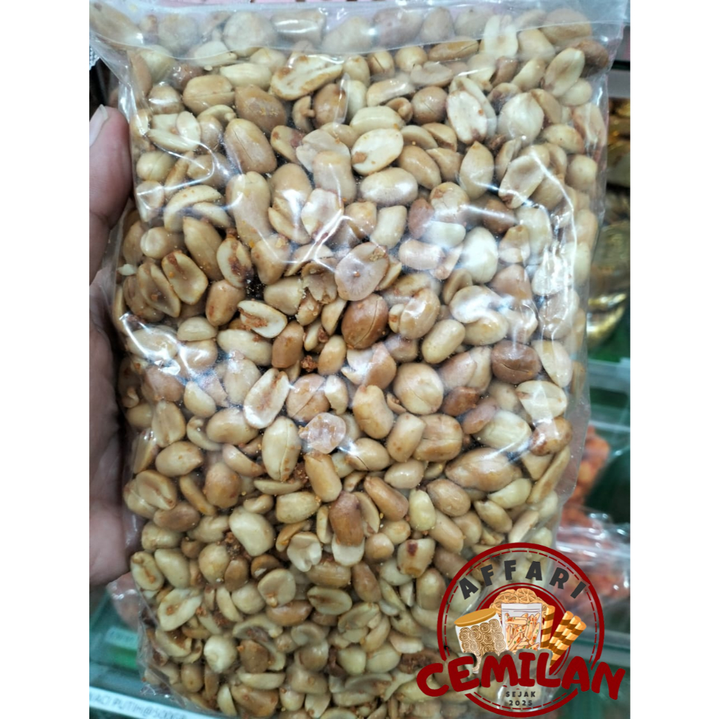 

cemilan kacang bawang biasa snack makanan ringan camilan jajanan viral kekinian