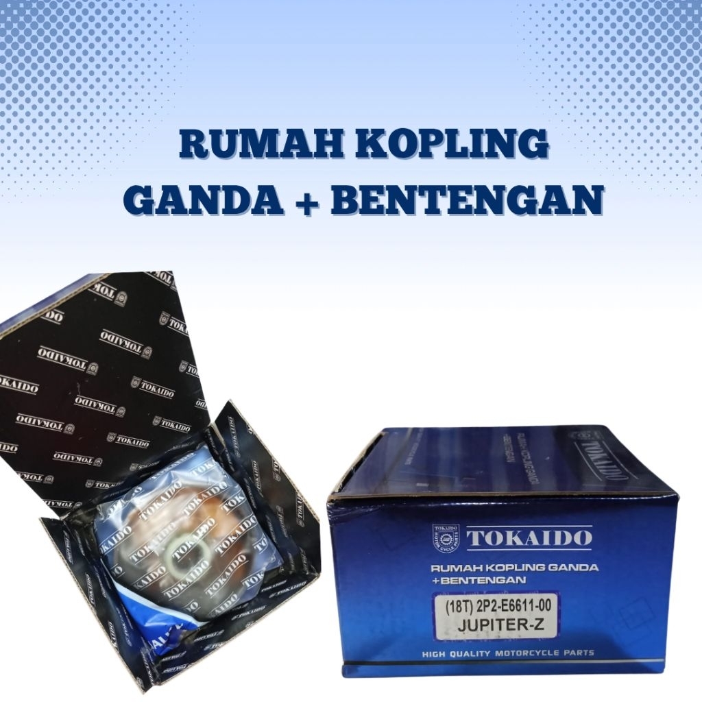 Rumah Kopling Ganda + Bentengan Tokaido Jupiter Z – Clutch Housing Set Motor Yamaha Jupiter Z