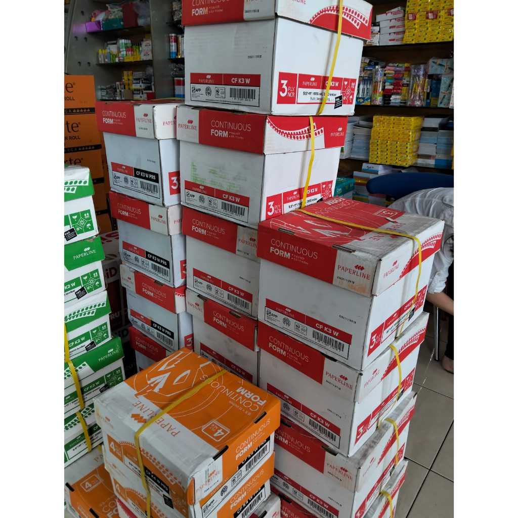 

CONTINUOUS FORM 3 PLY WARNA NON PERFORASI CONTINUOUS FORM 3 PLY WARNA PERFORASI