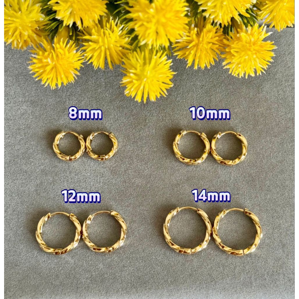 Anting gipsy titanium ulir