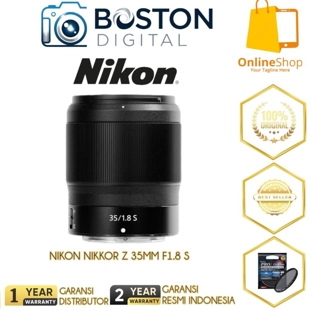 LENSA NIKON NIKKOR Z 35MM F1.8 S / NIKON Z 35MM F1.8 S