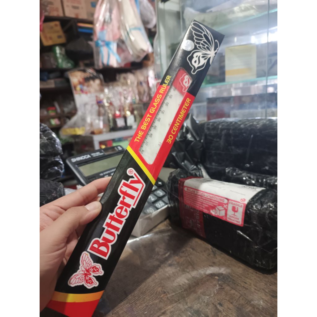 

penggaris butterfly 30cm