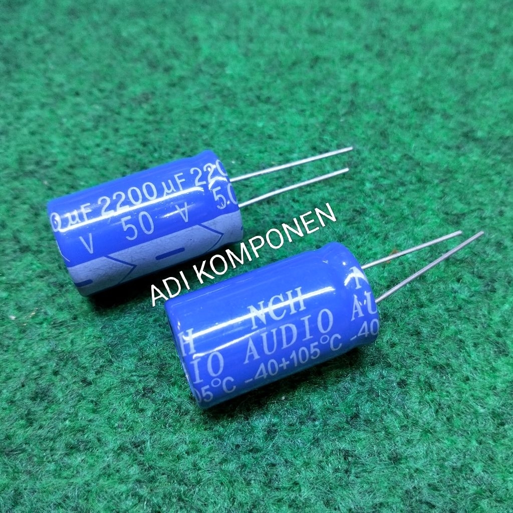 ELCO 2200UF 50V 2200UF 50V NCH AUDIO 1PCS