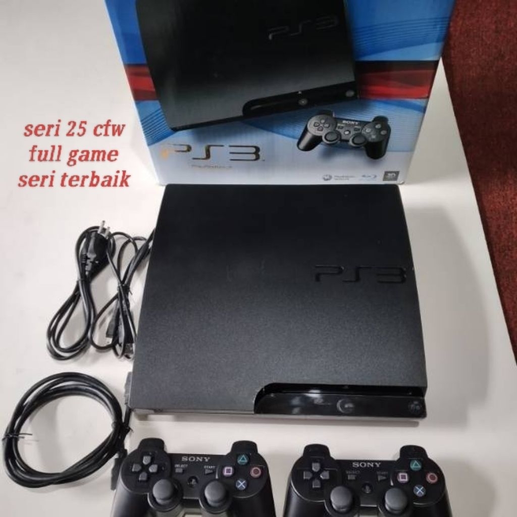 PLAYSTATION 3 SLIM CFW SERI 25 FUL GAME  MESIN SUPER TANGGUH