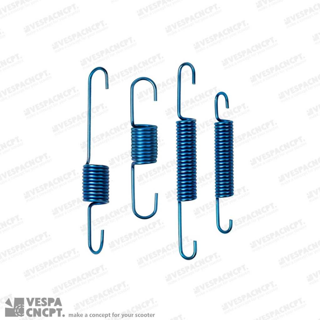 Titanium Per Standar Set Zegna Blue Vespa Sprint Primavera Standar Samping & Tengah