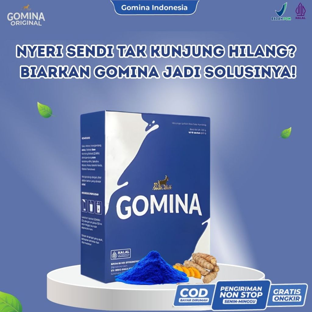 

Gomina - Susu Kambing Etawa Tinggi Kalsium Jaga Kesehatan Tulang dan Sendi 100% bahan Alami