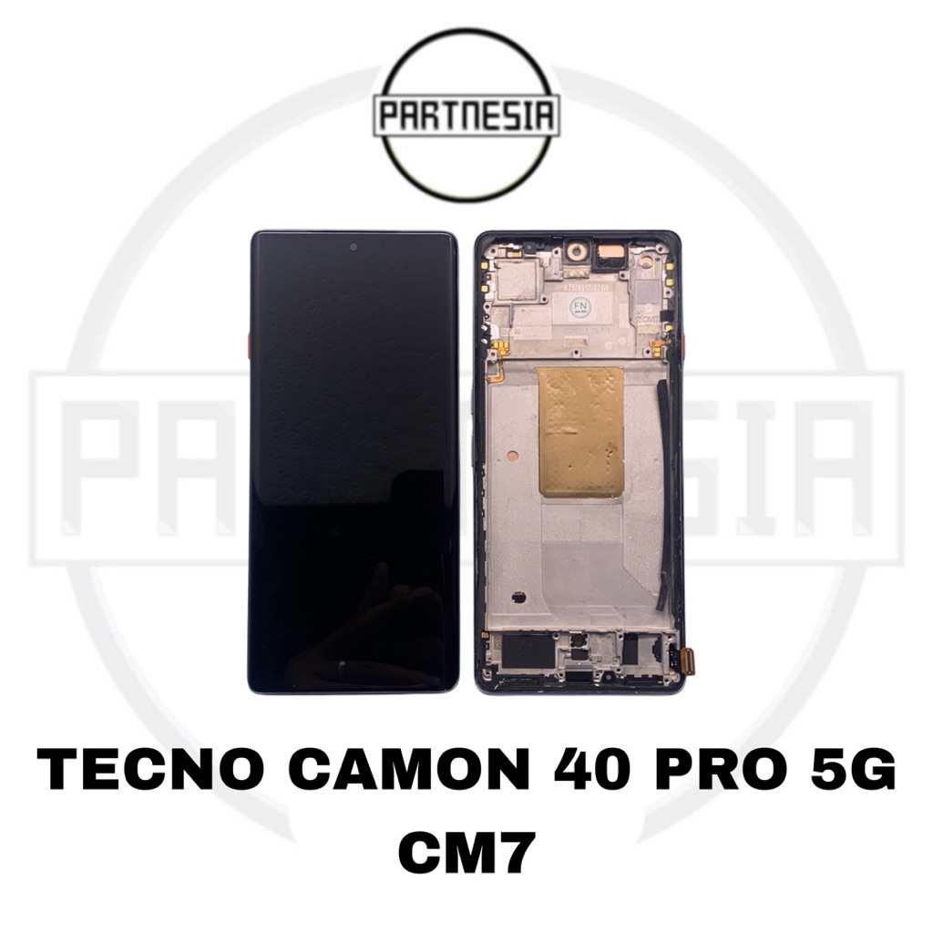 LCD TS TOUCHSCREEN FULLSET FRAME TECNO CAMON 40 PRO 5G CM7 ORIGINAL