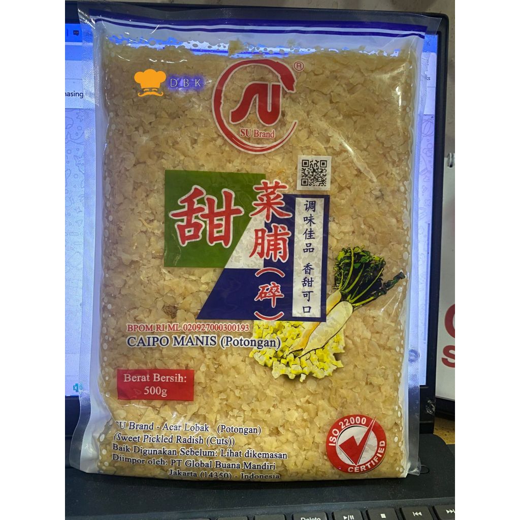 

SU Brand Caipo Manis Lobak Manis 500gr Bahan Asli Berat Bersih 500g