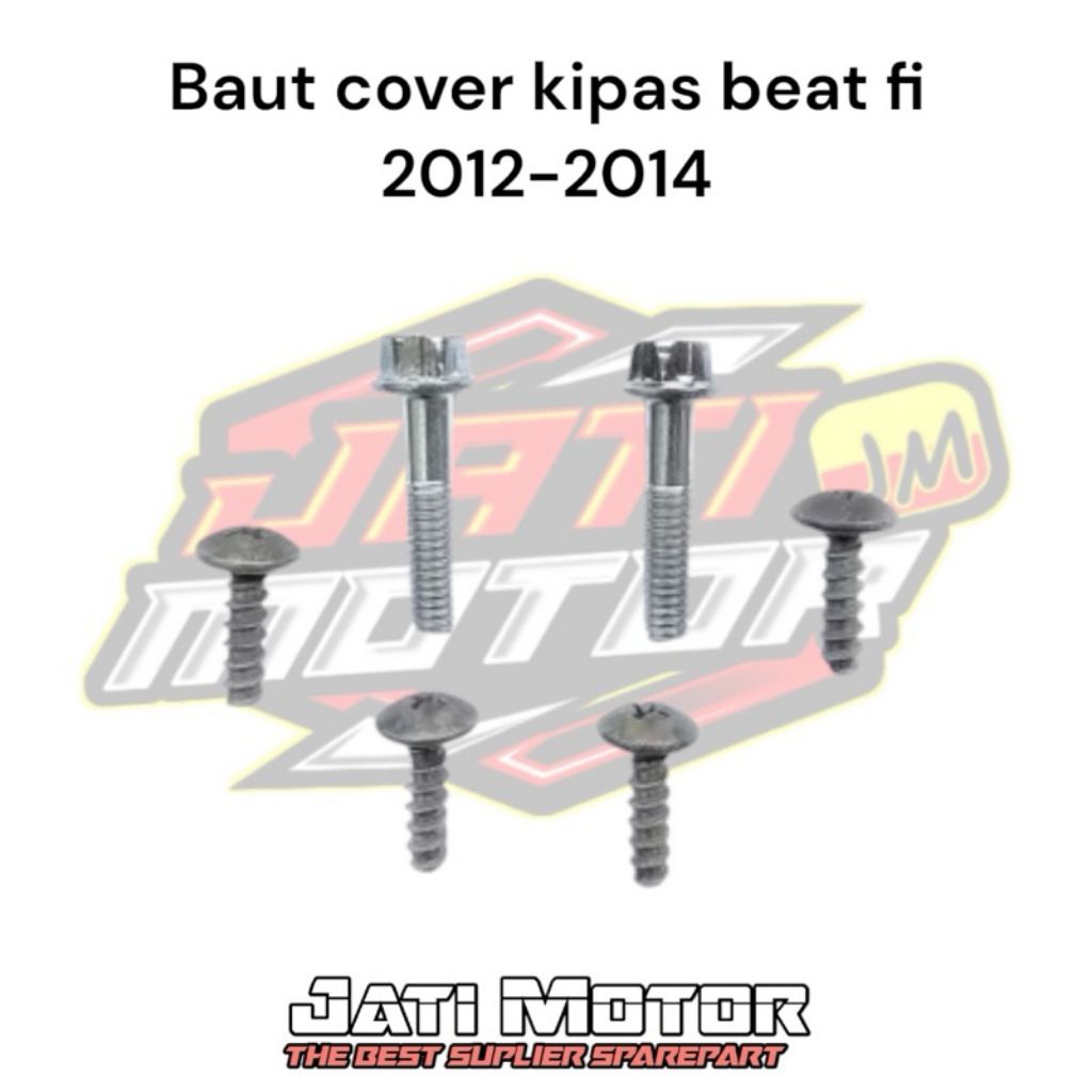 Baut cover kipas beat fi 2012-2014