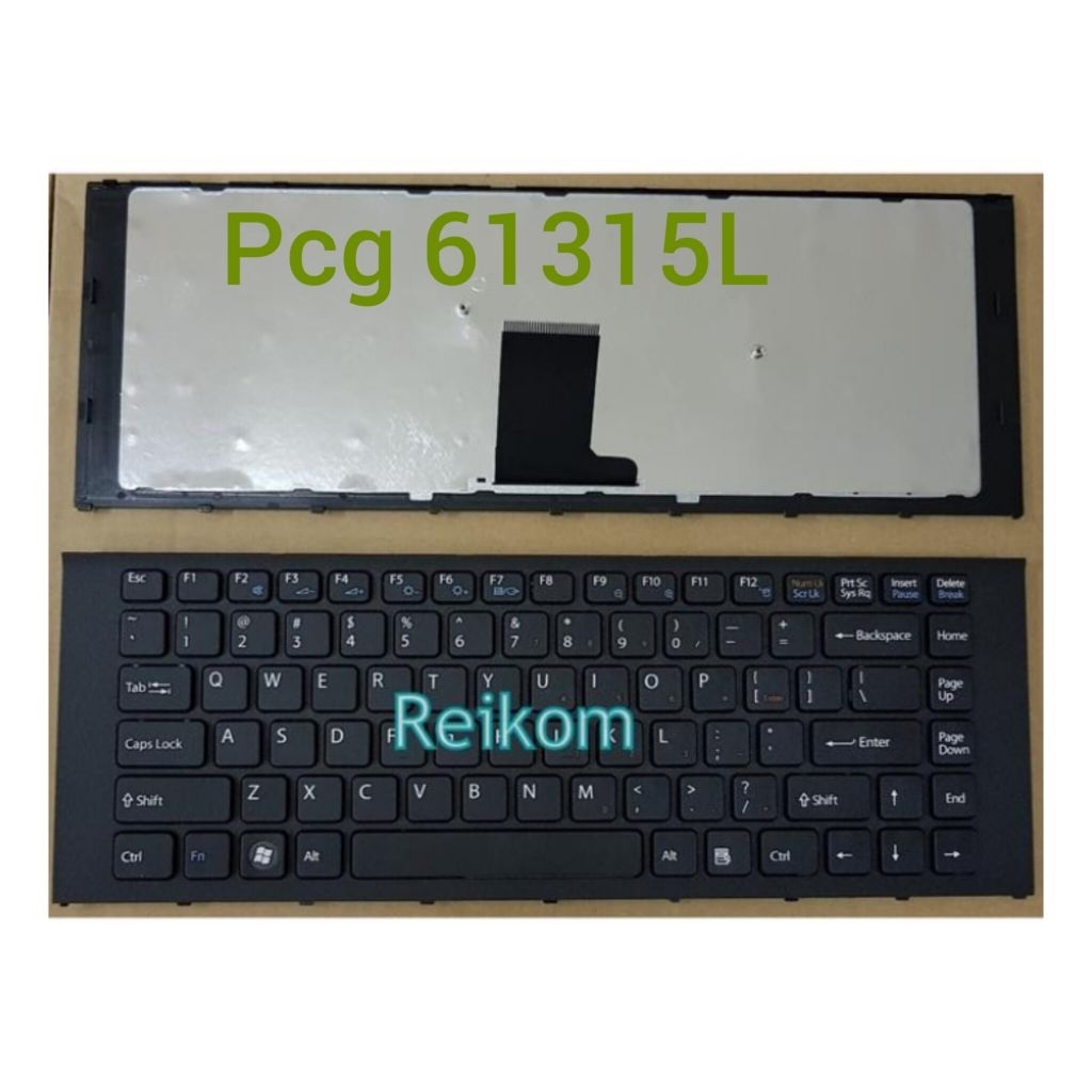Keyboard Sony Vaio PCG 61213W PCG 61315L PCG-61211m PCG-61211w PCG-61315l PCG-61317l VPC EA - Hitam