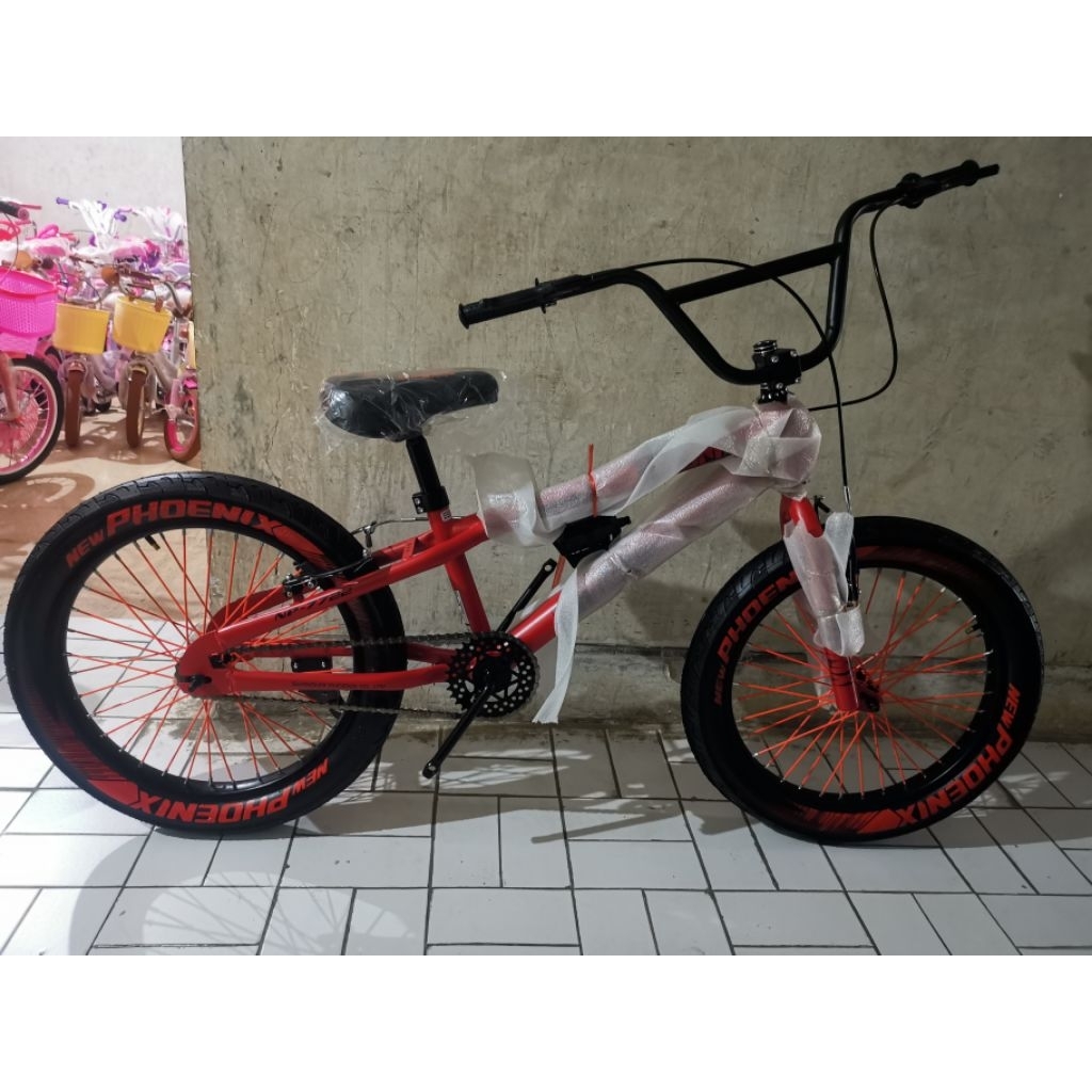 SEPEDA BMX 20 NEW PHOENIX 7799/ 7722 AT RUJI WARNA BAN BESAR 3.0