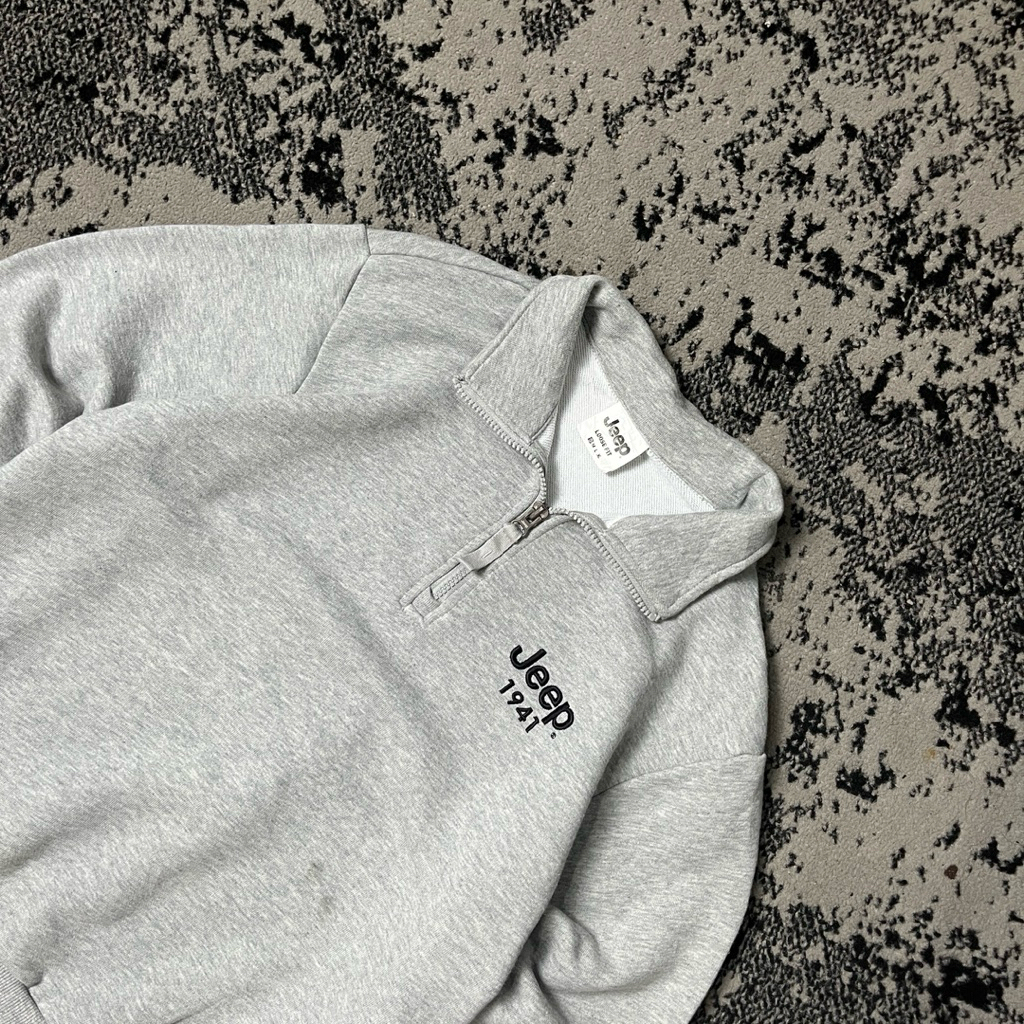 Crewneck Half zip jeep