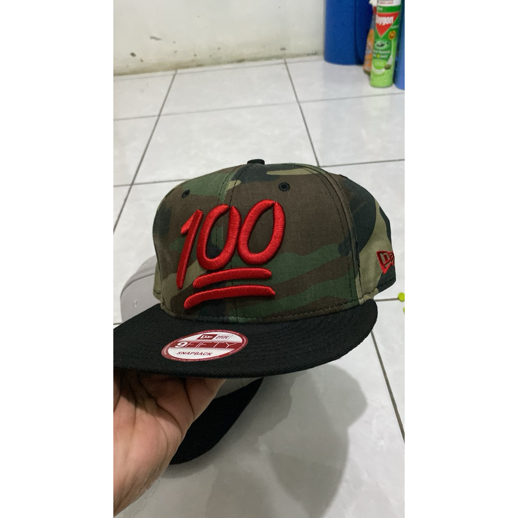 Topi New era logo 100% original second