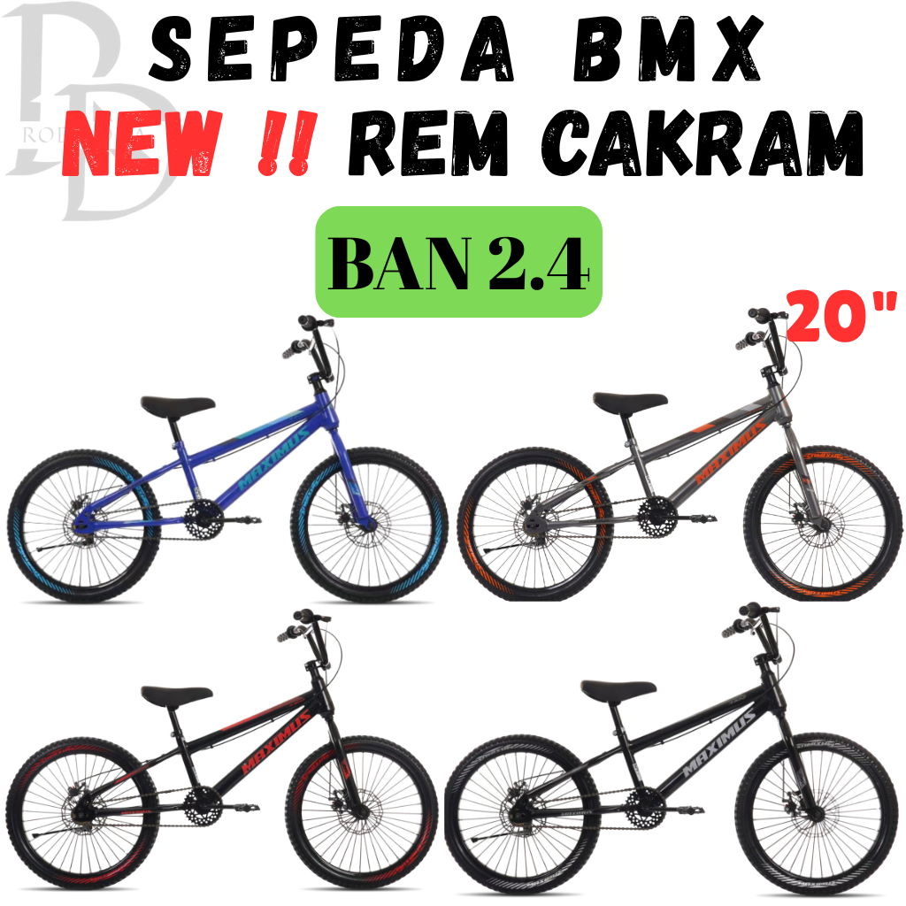 ONLY INSTAN - SEPEDA BMX 20" REM CAKRAM