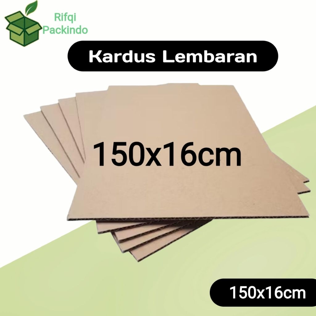 

Kardus Lembaran Polos Ukuran 150x16cm / Dus Lemabaran / Karton