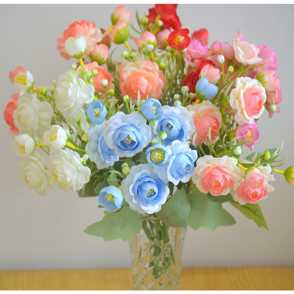 Bouquet Bunga Mawar Artificial Rose Buket Mawar Palsu