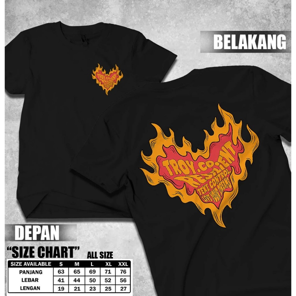 Kaos TROY | Kaos Premium | Kaos Distro Pria | Baju Kaos Pria | Kaos Pria Oversize | Kaos Racing | Ka