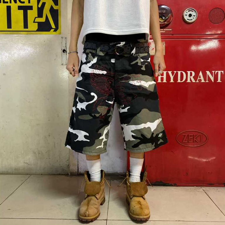 Wp Company - Celana Jorts Cargo Pants Woods Army Wp