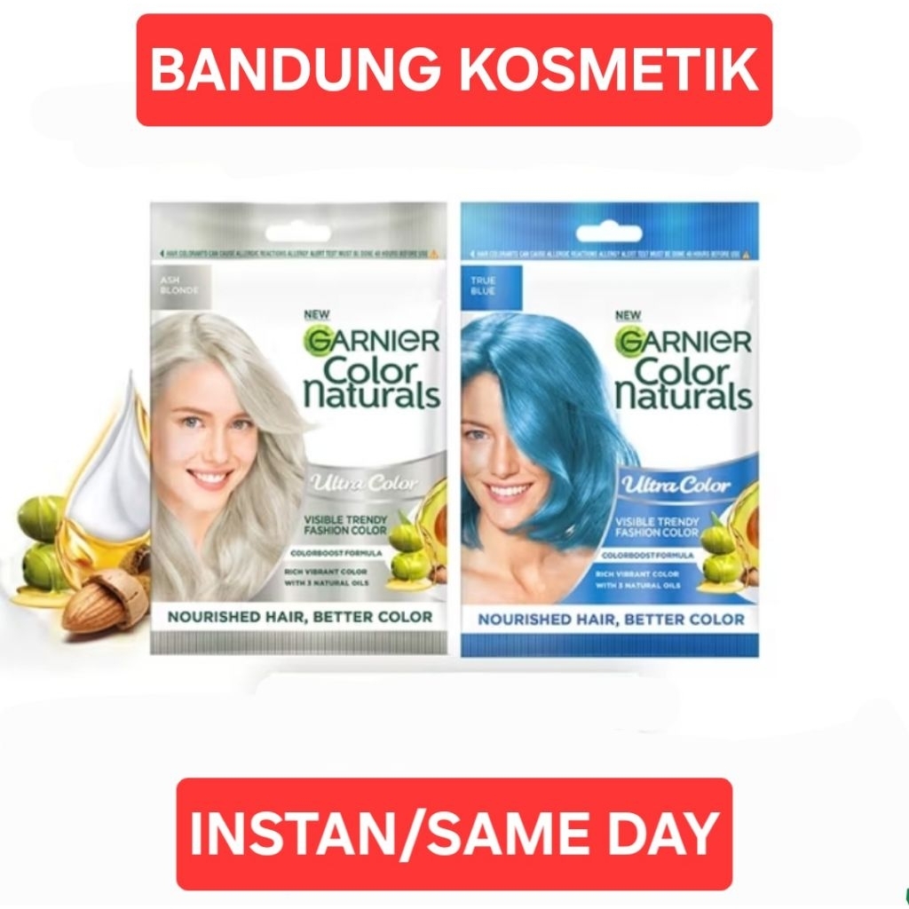 Garnier Color Naturals -Pewarna/Cat Rambut -TRUE BLUE+ASH BLINDE