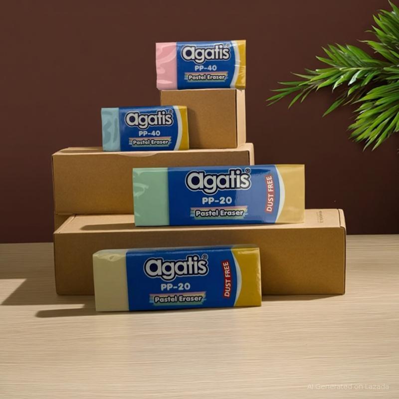 

Agatis Penghapus Pastel Eraser Colorful Gangsing - Pcs