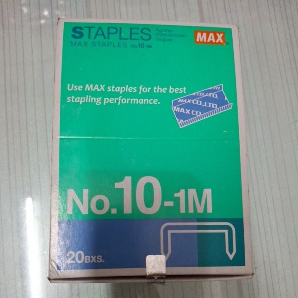 

Staples No. 10- 1M MAX