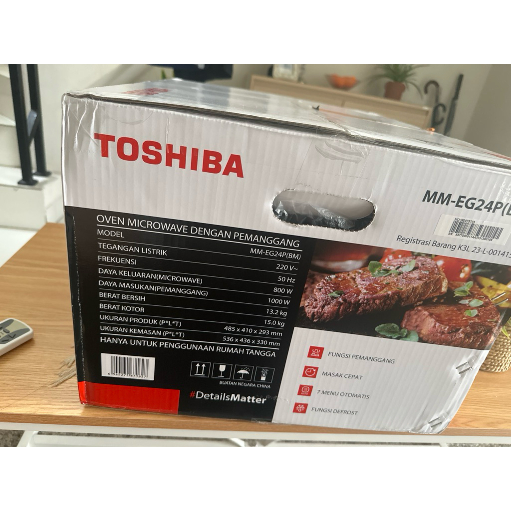 Toshiba oven microwave