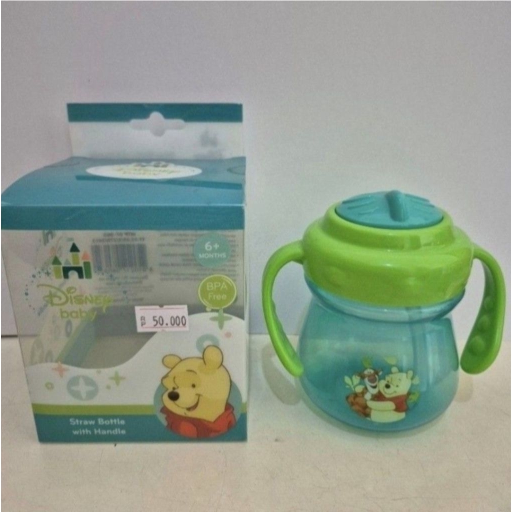 NEW Disney Kiddy Botol Minum anak dengan sedotan 300ml