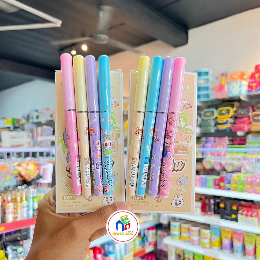 

PULPEN GEL INK PEN KARAKTER LABUBU TINTA CAIR K671 0.5MM