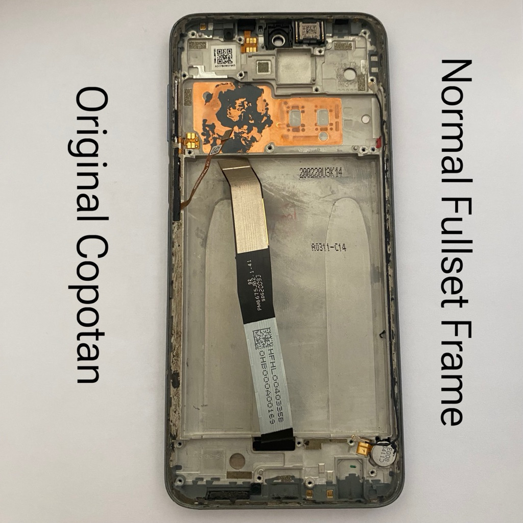 LCD Redmi Note 9 Pro Original Copotan Normal Fullset Frame