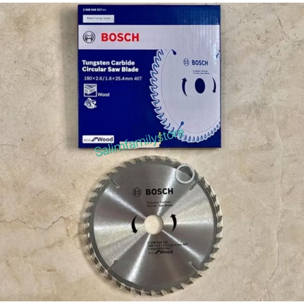 Mata Pisau Gergaji Potong Kayu / Circular Saw Blade 7 inch 40T Bosch
