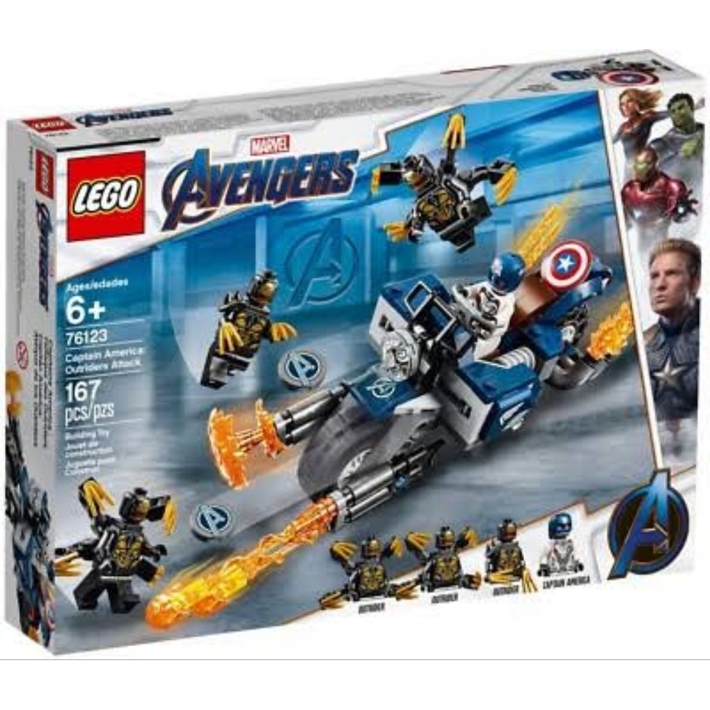 Lego superheroes 76123